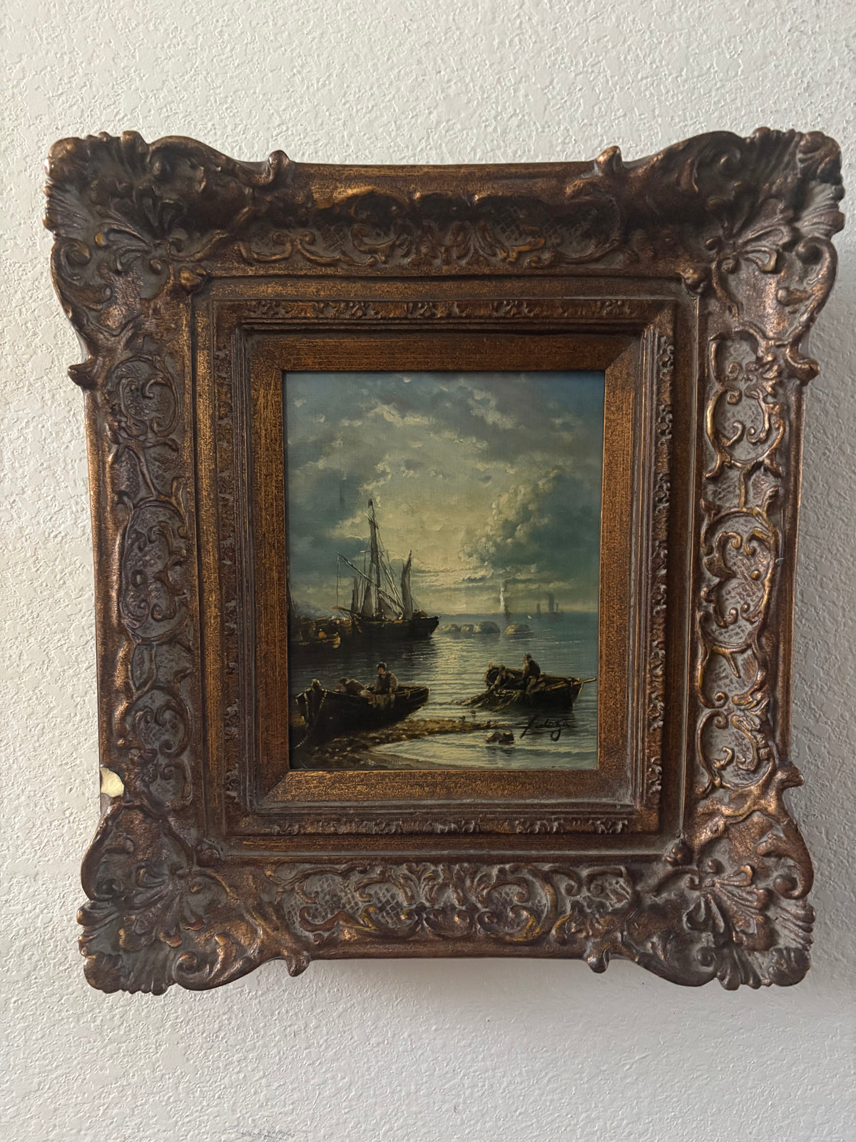 Vintage Port Painting by Lutoga