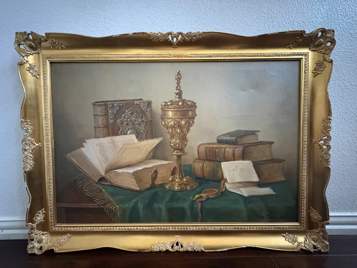 Ostentatious Still Life Oil Painting