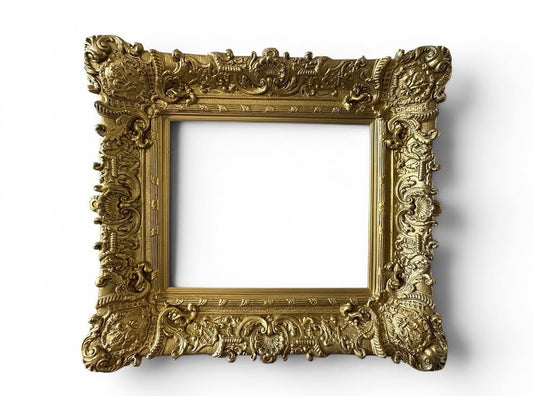 Heavy Ornate Chunky Gold Frame