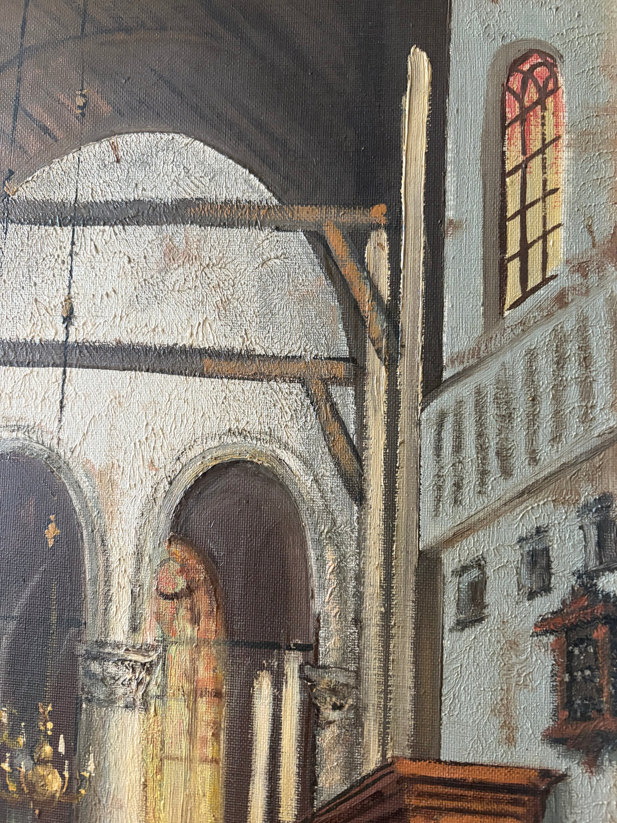 Oil on Canvas Interior Painting