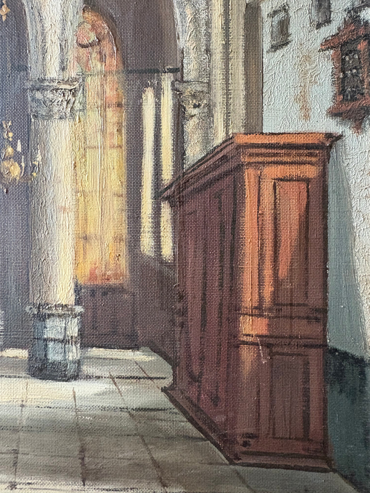 Oil on Canvas Interior Painting