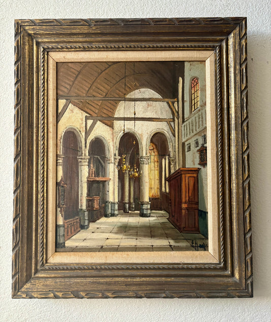 Oil on Canvas Interior Painting