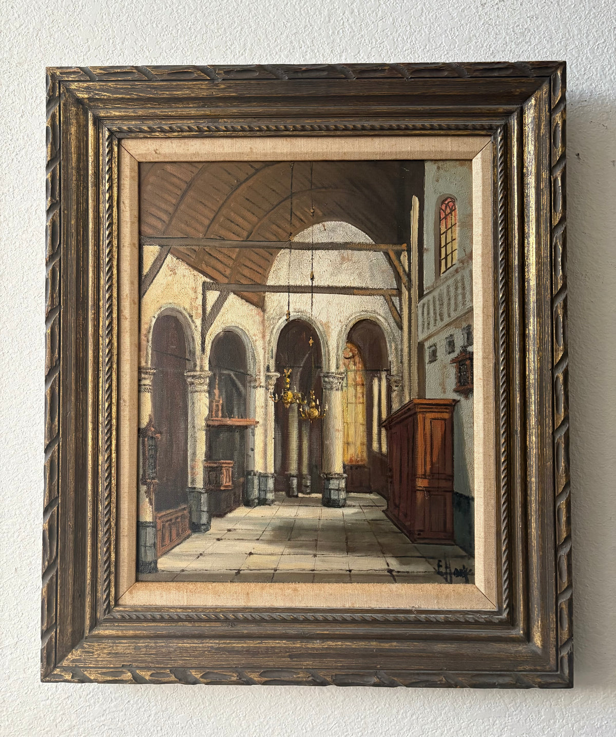 Oil on Canvas Interior Painting