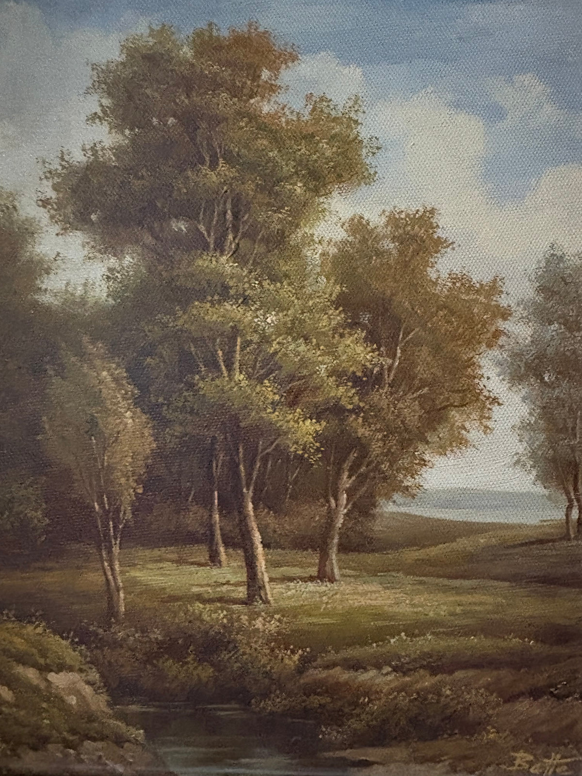 Oil on Canvas Landscape Painting