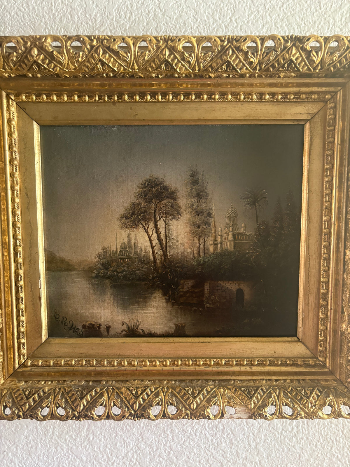 Antique Landscape Oil Painting 1830-1880