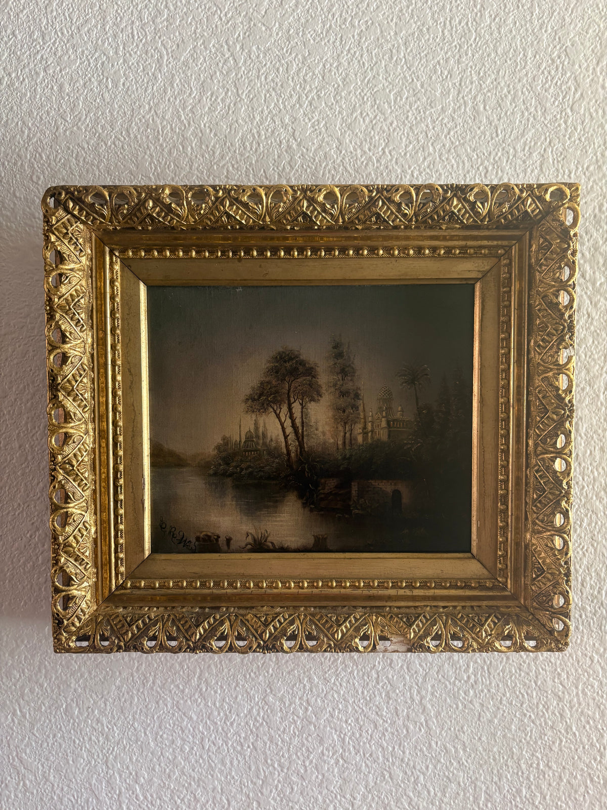 Antique Landscape Oil Painting 1830-1880