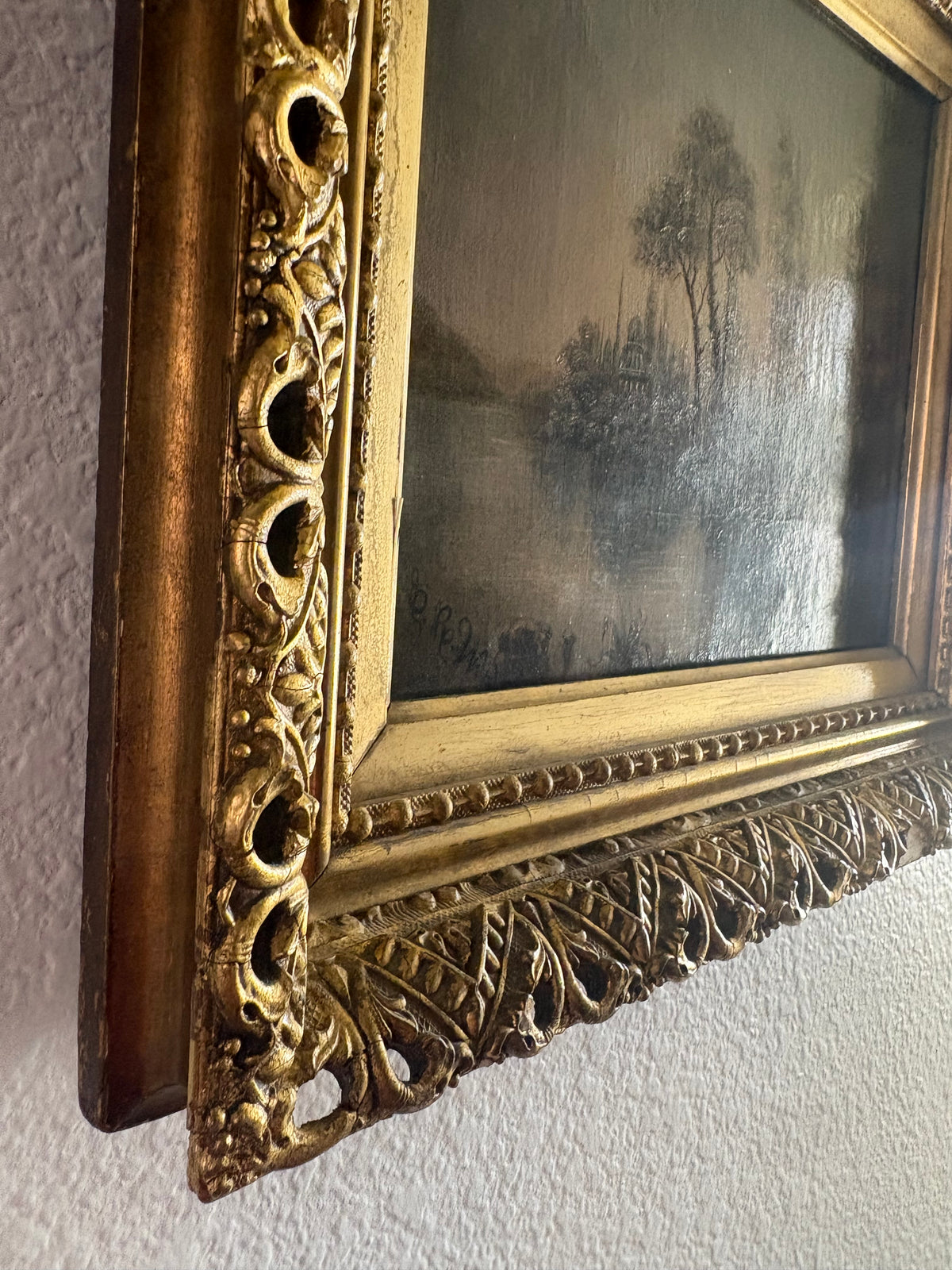 Antique Landscape Oil Painting 1830-1880