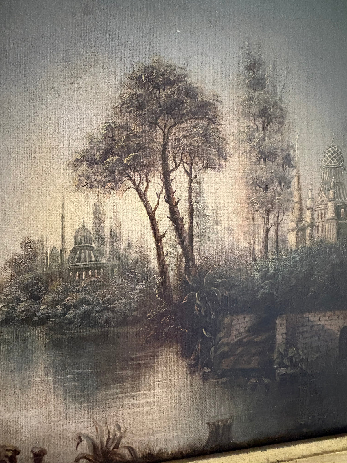 Antique Landscape Oil Painting 1830-1880
