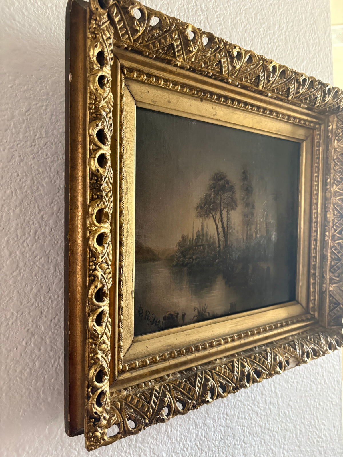 Antique Landscape Oil Painting 1830-1880