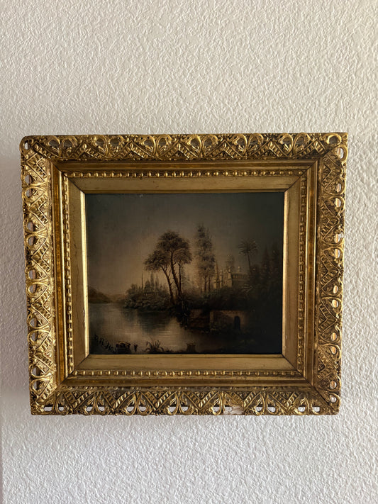 Antique Landscape Oil Painting 1830-1880