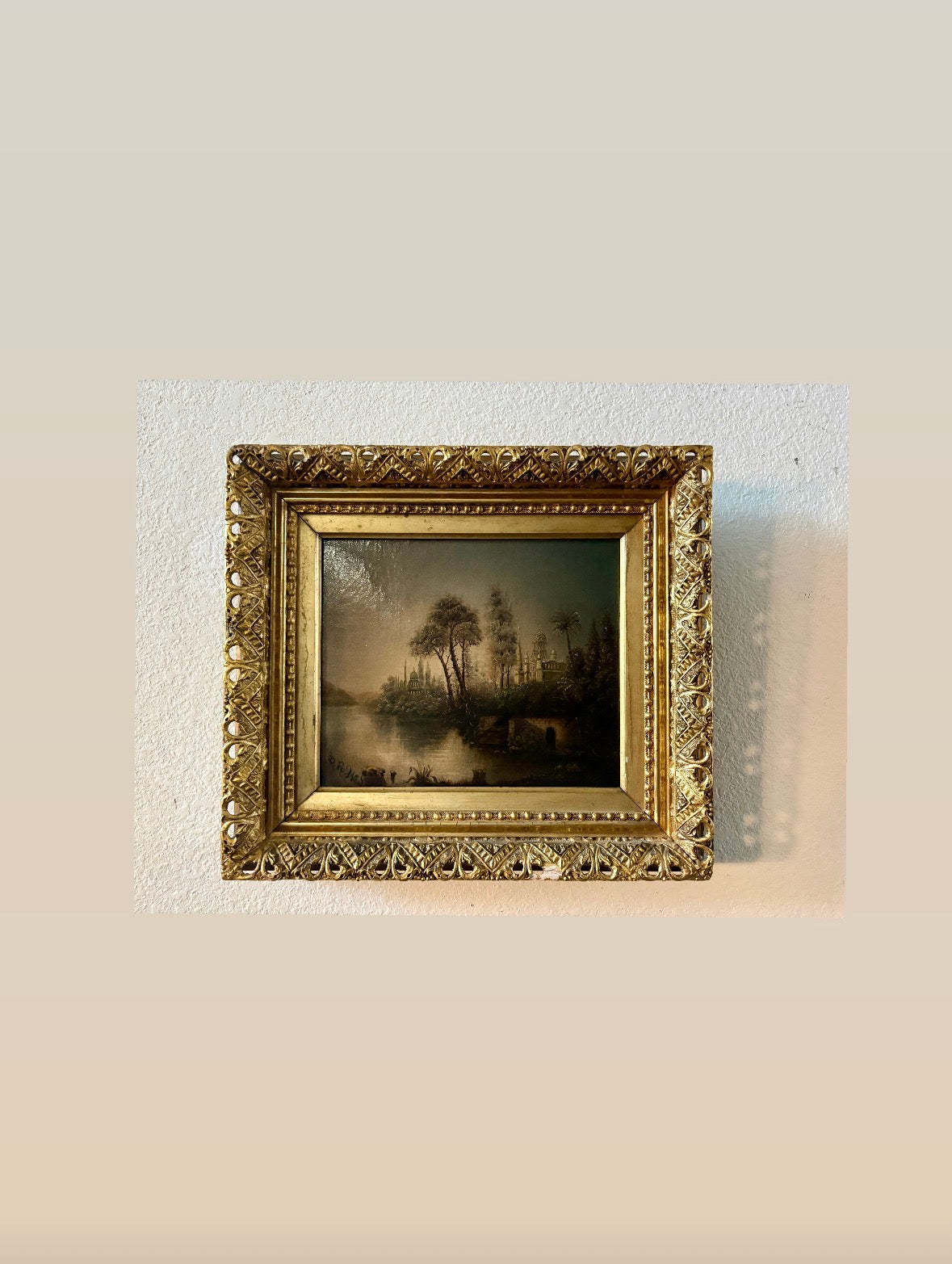 Antique Landscape Oil Painting 1830-1880