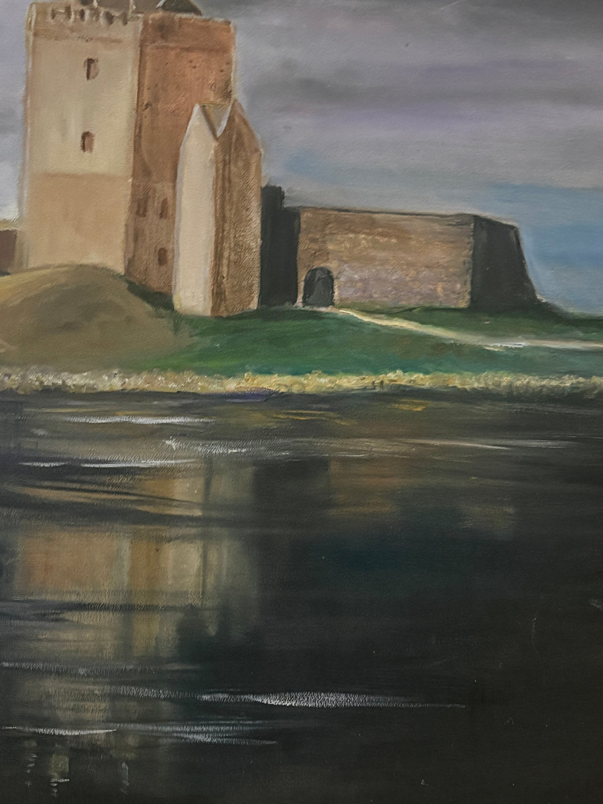 Dunguaire Castle & The Six Swans of Ireland Painting