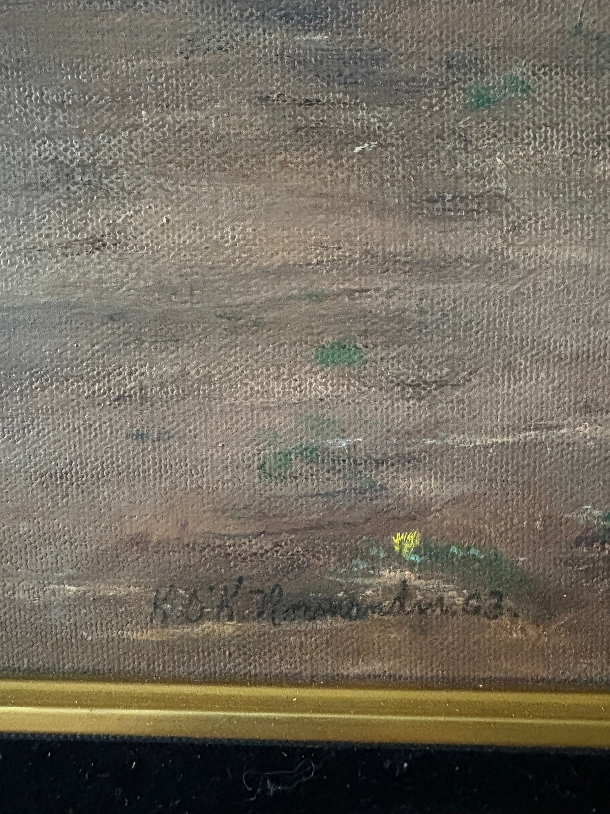 Oil Painting on Canvas Equestrian Landscape Woman On Horse