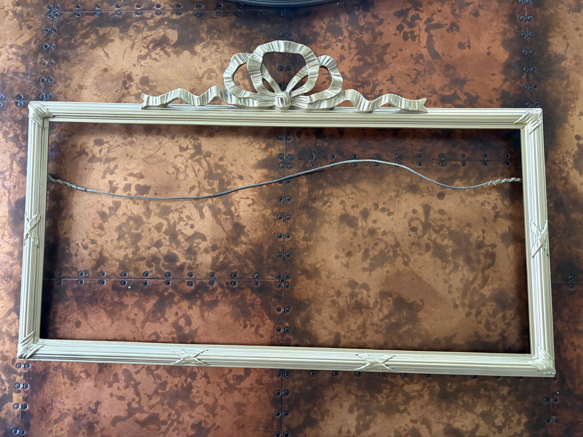 Vintage Bow Wood Frame