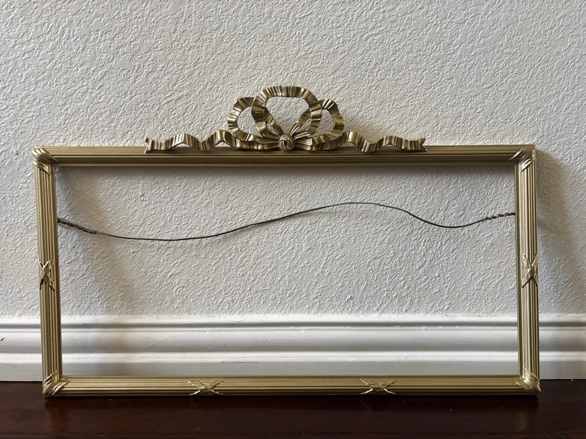 Vintage Bow Wood Frame