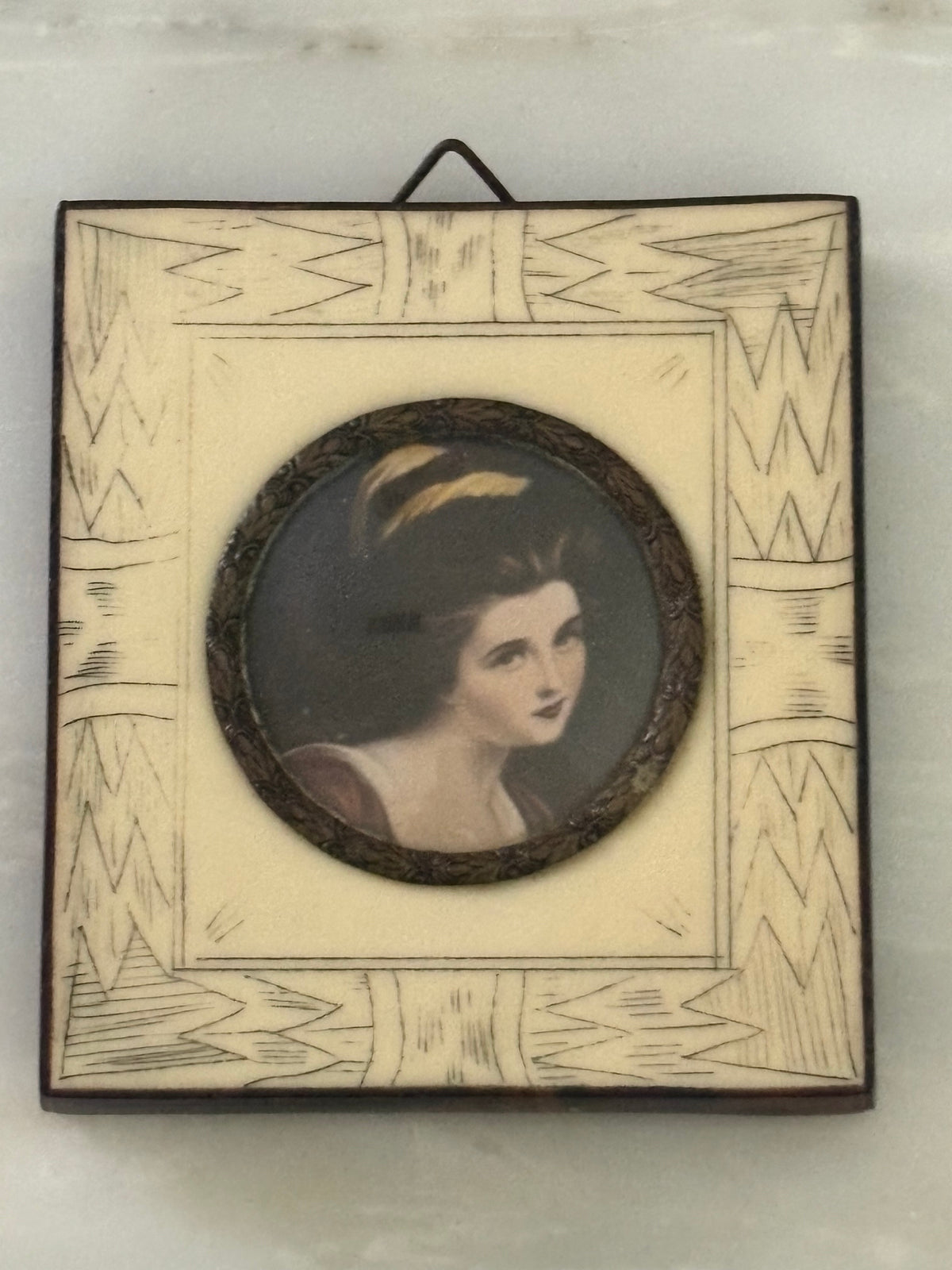 Hand Painted Portrait of Emma Hart