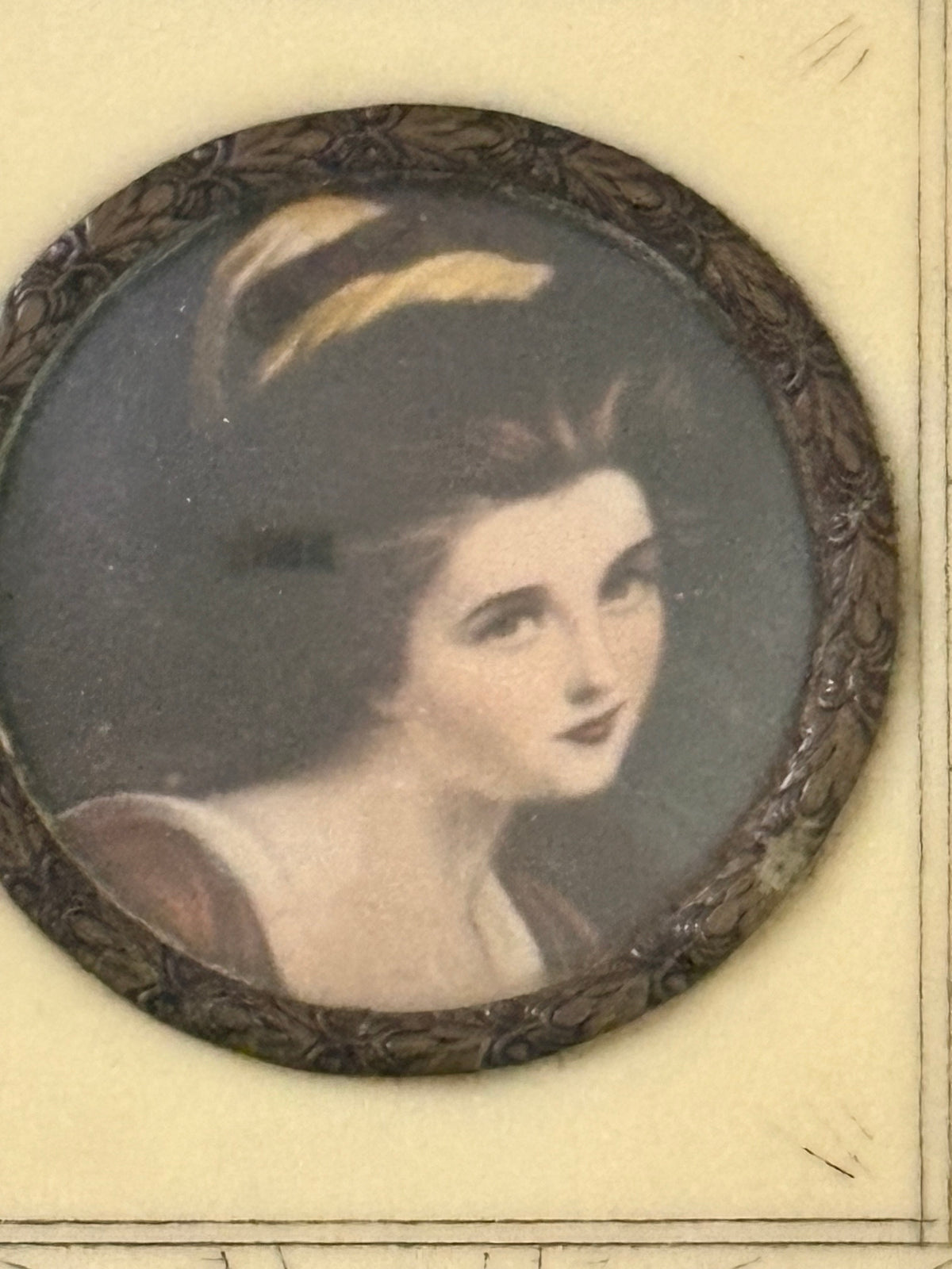 Hand Painted Portrait of Emma Hart