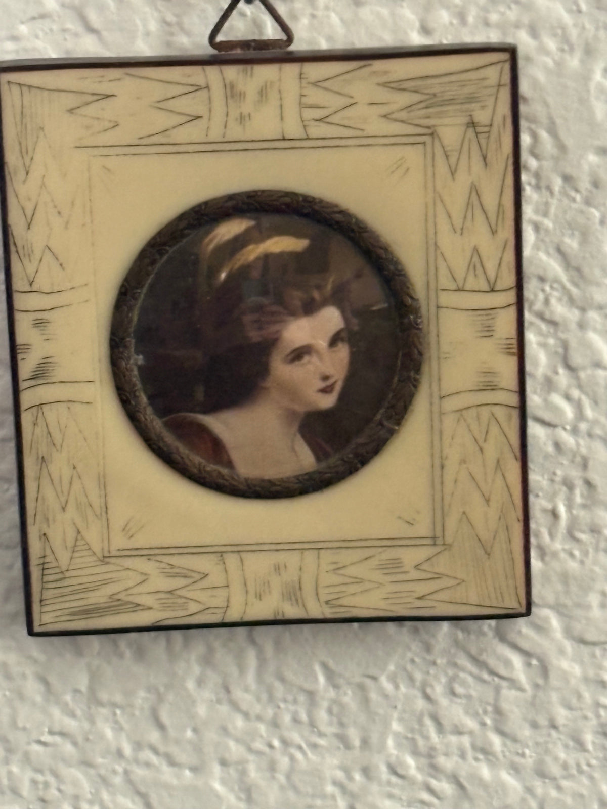 Hand Painted Portrait of Emma Hart