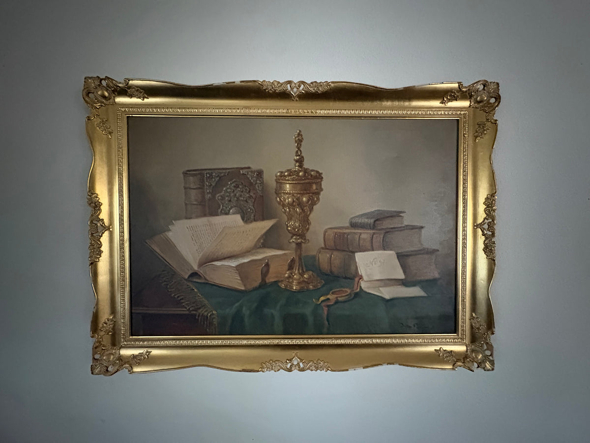 Ostentatious Still Life Oil Painting