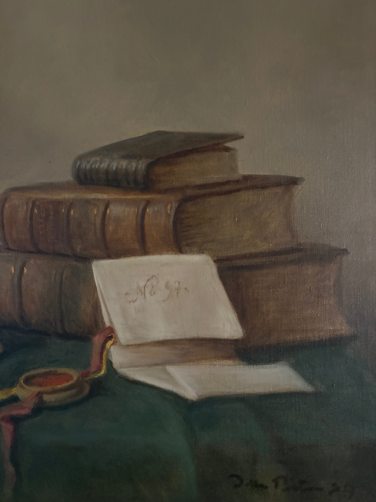 Ostentatious Still Life Oil Painting