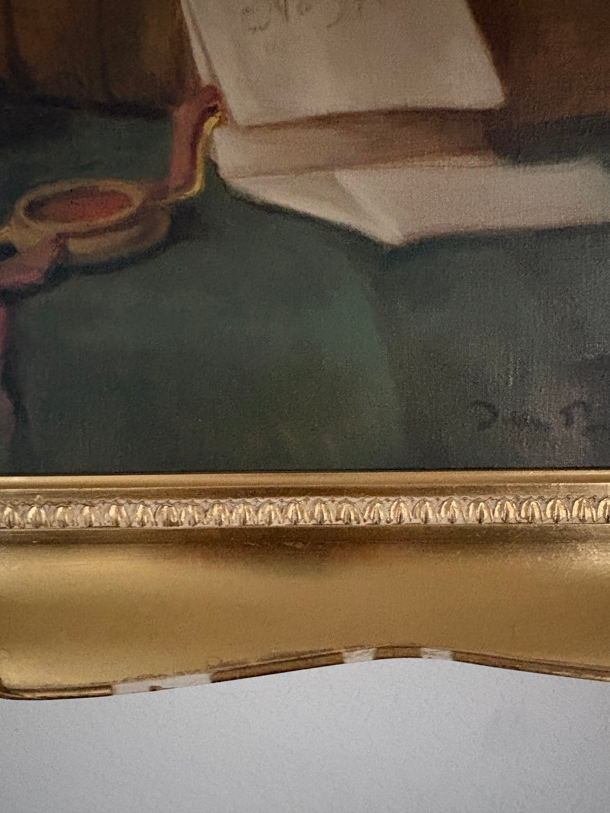 Ostentatious Still Life Oil Painting