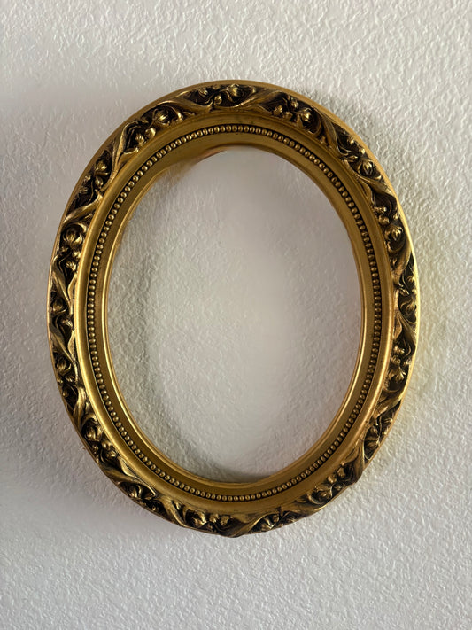 Oval Wood Frame