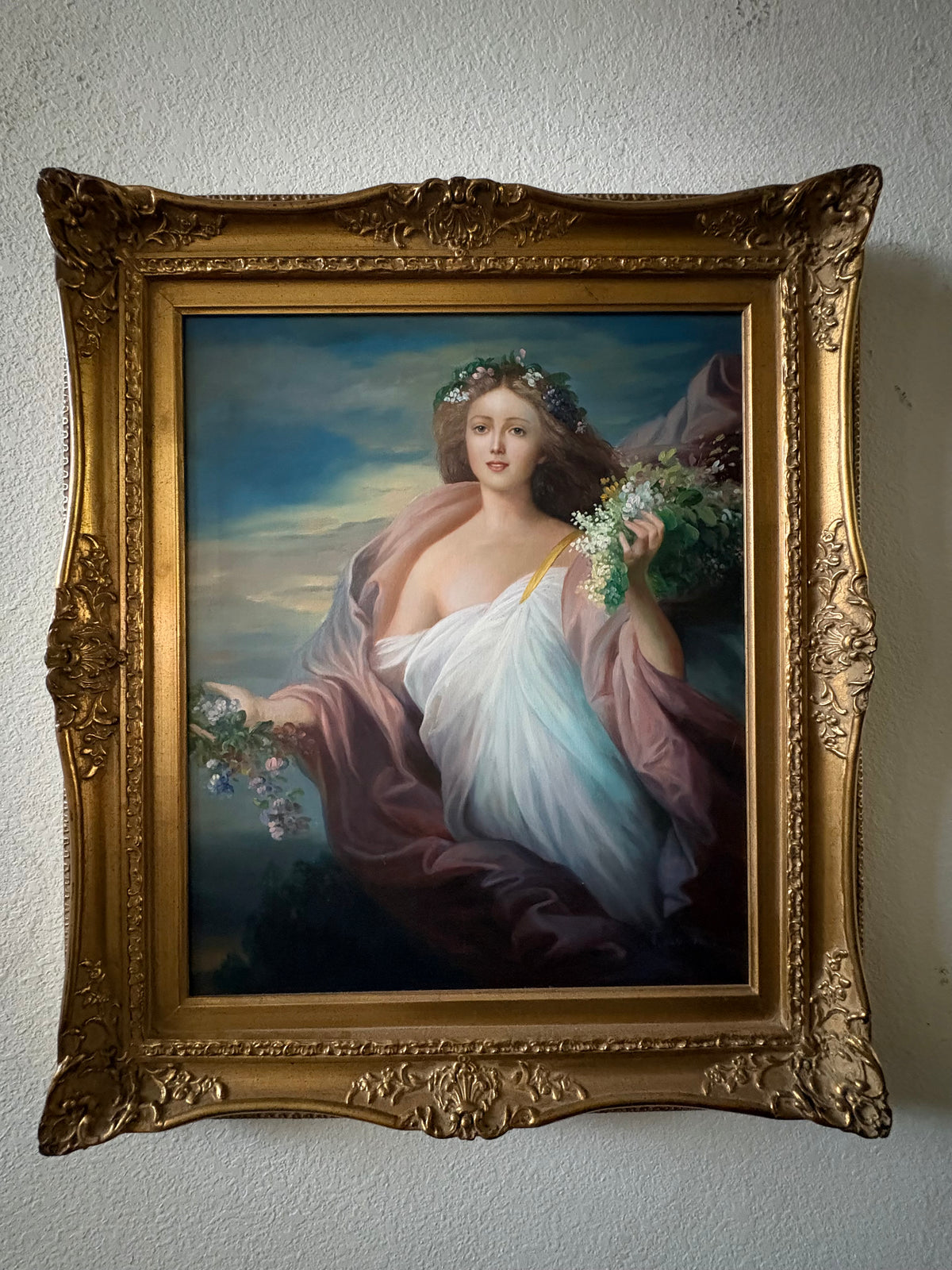 Der Frühling Oil Painting, signed