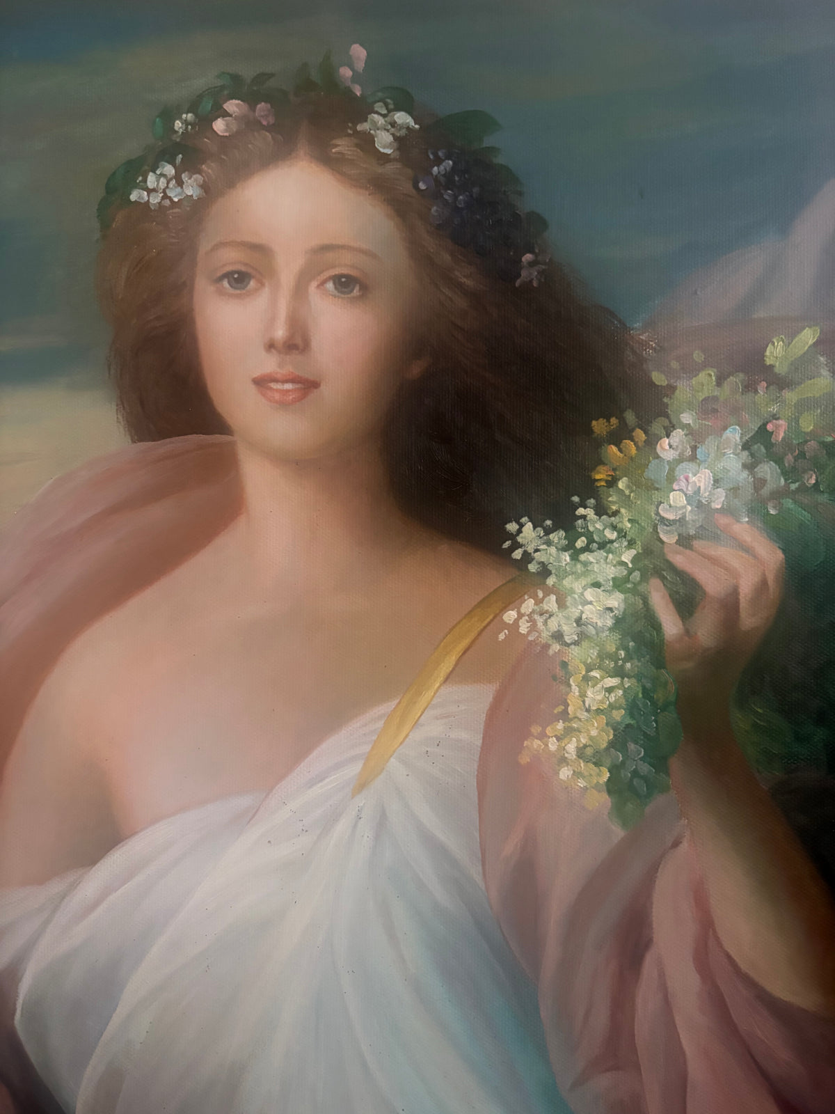 Der Frühling Oil Painting, signed