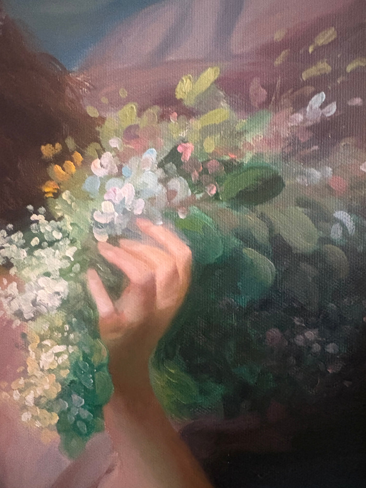 Der Frühling Oil Painting, signed