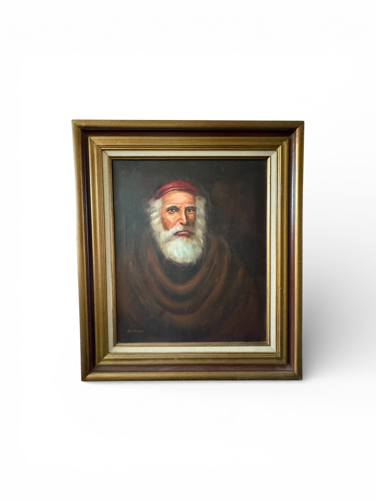 Oil on Canvas Monk Painting