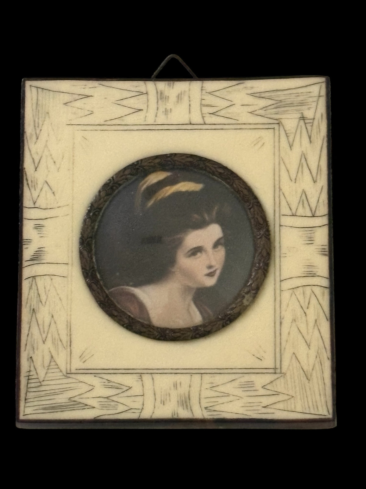 Hand Painted Portrait of Emma Hart